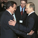 Putin and Schroeder hug
